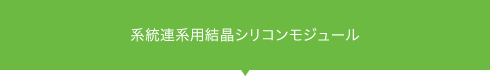 系統連系用結晶シリコンモジュール